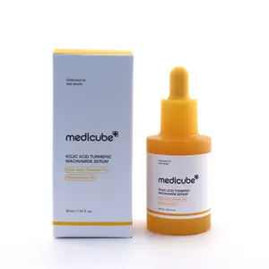 Medicube Kojic Acid-Turmeric-Niacinamide Serum (30ml) - Sunscreen-Infused Moisturizer, Brightening Glow Serum, Radiance Boost Solution for All Skin Types